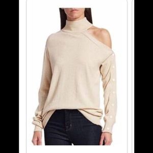 Bailey 44 Open Shoulder Turtleneck Sweater L